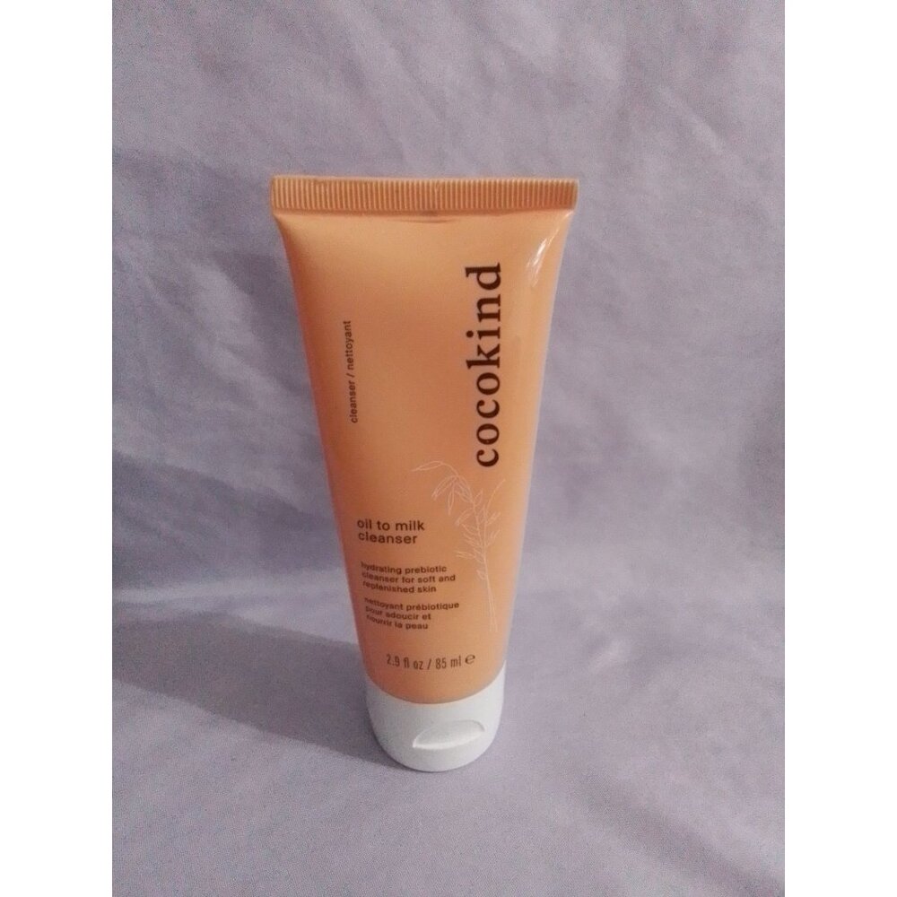 Cocokind Oil To Milk Cleanser 85ml Tube Hydrating Prebiotic Skin Cleanser For Al